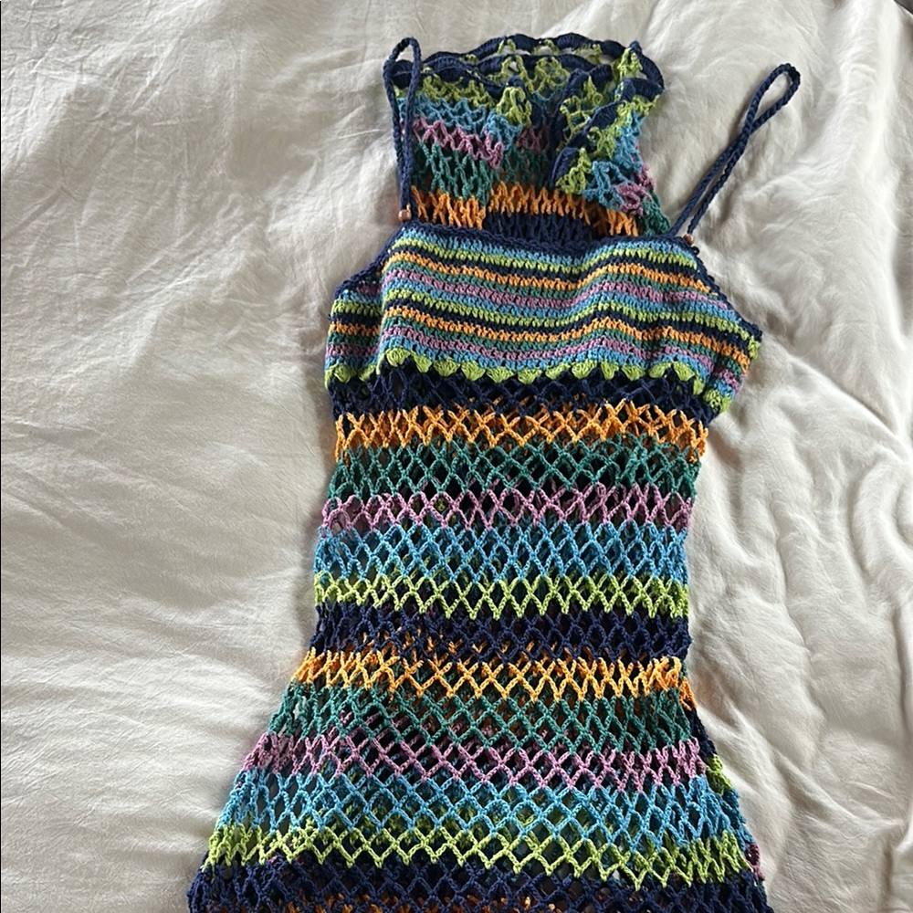 It’s Now Cool Maxi Crochet Dress - Picture 4 of 7